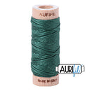 Aurifil Mako Cotton 6-Strand Floss 16 m (18 yd.) spool - 4129 Turf Green