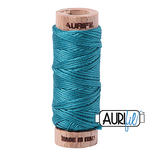 Aurifil Mako Cotton 6-Strand Floss 16 m (18 yd.) spool - 4182 Dark Turquoise