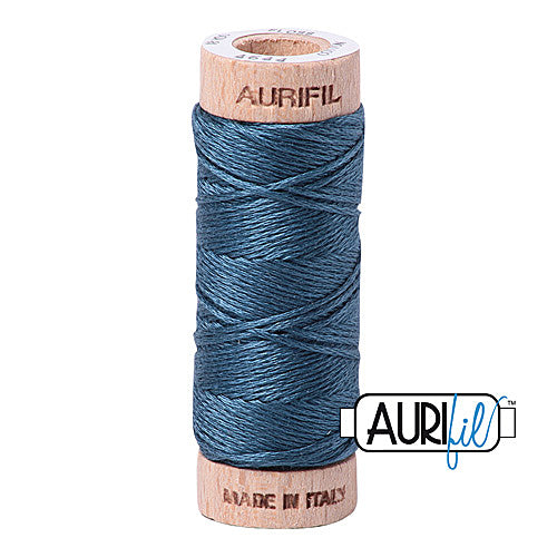 Aurifil Mako Cotton 6-Strand Floss 16 m (18 yd.) spool - 4644 Smoke Blue