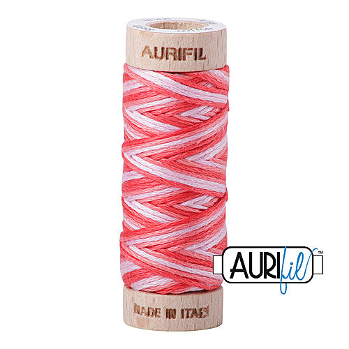 Aurifil Mako Cotton 6-Strand Floss 16 m (18 yd.) spool - 4668 Strawberry Parfait