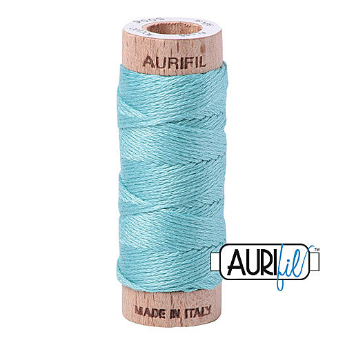 Aurifil Mako Cotton 6-Strand Floss 16 m (18 yd.) spool - 5006 Light Turquoise
