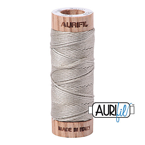 Aurifil Mako Cotton 6-Strand Floss 16 m (18 yd.) spool - 5021 Light Grey
