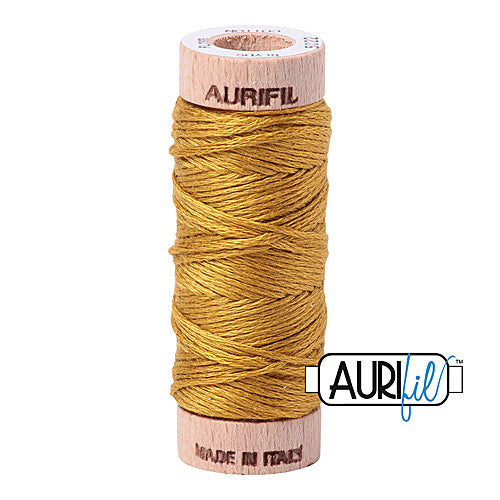 Aurifil Mako Cotton 6-Strand Floss 16 m (18 yd.) spool - 5022 Mustard