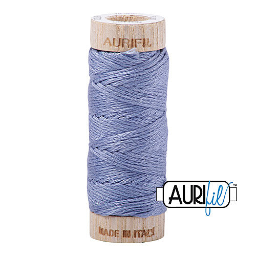 Aurifil Mako Cotton 6-Strand Floss 16 m (18 yd.) spool - 6711 Pewter