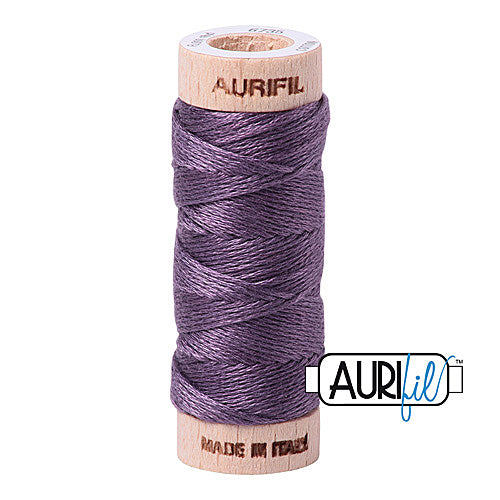 Aurifil Mako Cotton 6-Strand Floss 16 m (18 yd.) spool - 6735 Plumtastic
