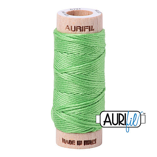 Aurifil Mako Cotton 6-Strand Floss 16 m (18 yd.) spool - 6737 Shamrock Green