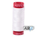 Aurifil Mako 12wt Cotton 50 m (54 yd.) spool - 2021 Natural White