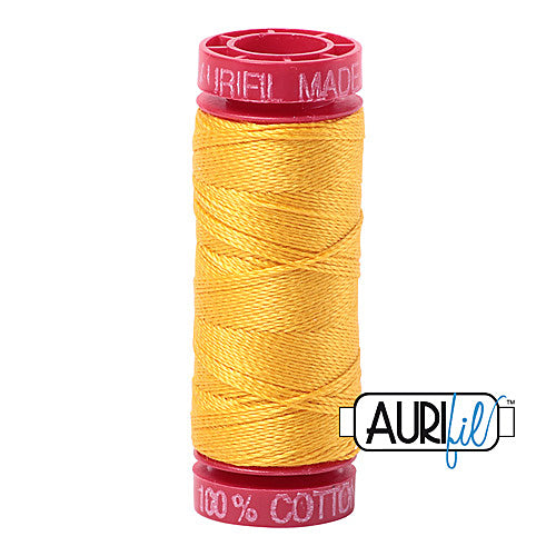 Aurifil Mako 12wt Cotton 50 m (54 yd.) spool - 2135 Yellow