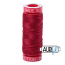 Aurifil Mako 12wt Cotton 50 m (54 yd.) spool - 2260 Red Wine