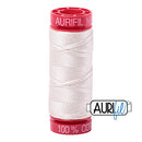 Aurifil Mako 12wt Cotton 50 m (54 yd.) spool - 2311 Muslin<br><font color = red>Please note, that this colour in this size is not available in-store, but will be ordered for you.</font>