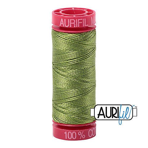 Aurifil Mako 12wt Cotton 50 m (54 yd.) spool - 2888 Fern Green