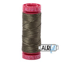 Aurifil Mako 12wt Cotton 50 m (54 yd.) spool - 2905 Army Green<br><font color = red>Please note, that this colour in this size is not available in-store, but will be ordered for you.</font>
