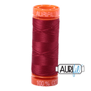 Aurifil Mako 50wt Cotton 200 m (220 yd.) spool - 1103 Burgundy