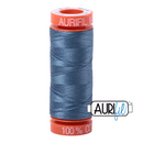 Aurifil Mako 50wt Cotton 200 m (220 yd.) spool - 1126 Blue Grey