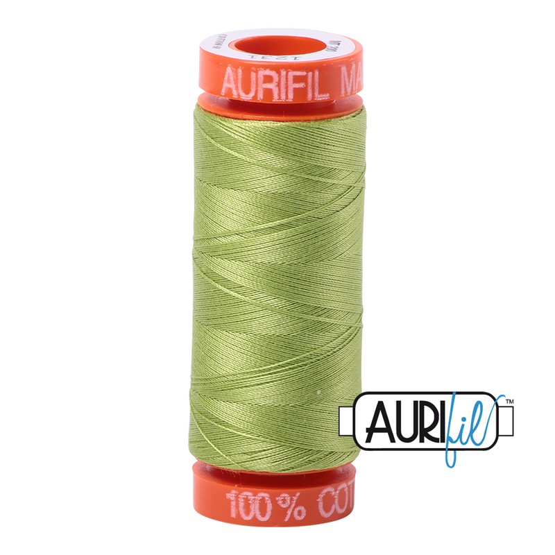 Aurifil Mako 50wt Cotton 200 m (220 yd.) spool - 1231 Spring Green