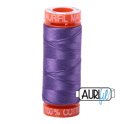 Aurifil Mako 50wt Cotton 200 m (220 yd.) spool - 1243 Dusty Lavender