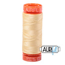 Aurifil Mako 50wt Cotton 200 m (220 yd.) spool - 2105 Champagne