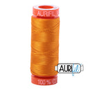 Aurifil Mako 50wt Cotton 200 m (220 yd.) spool - 2145 Yellow Orange