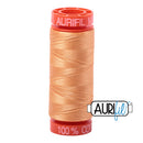 Aurifil Mako 50wt Cotton 200 m (220 yd.) spool - 2214 Golden Honey