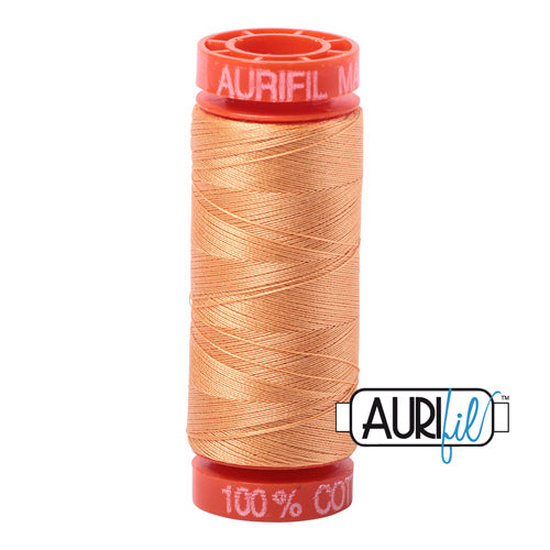 Aurifil Mako 50wt Cotton 200 m (220 yd.) spool - 2214 Golden Honey