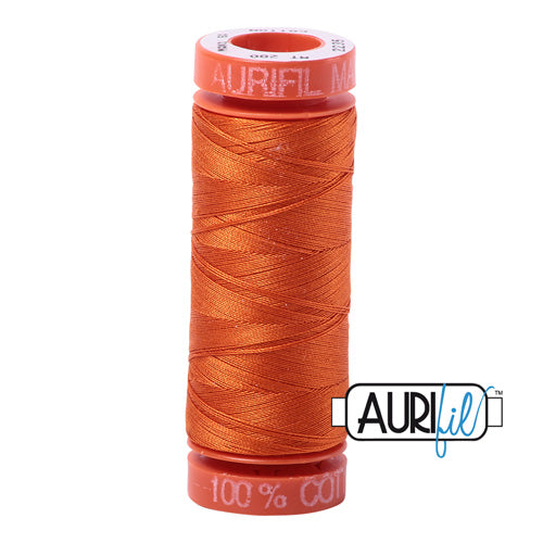 Aurifil Mako 50wt Cotton 200 m (220 yd.) spool - 2235 Orange