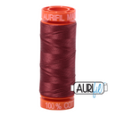 Aurifil Mako 50wt Cotton 200 m (220 yd.) spool - 2345 Raisin