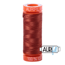 Aurifil Mako 50wt Cotton 200 m (220 yd.) spool - 2350 Copper
