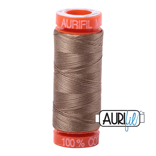 Aurifil Mako 50wt Cotton 200 m (220 yd.) spool - 2370 Sandstone