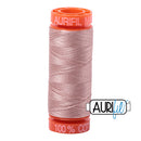 Aurifil Mako 50wt Cotton 200 m (220 yd.) spool - 2375 Antique Blush