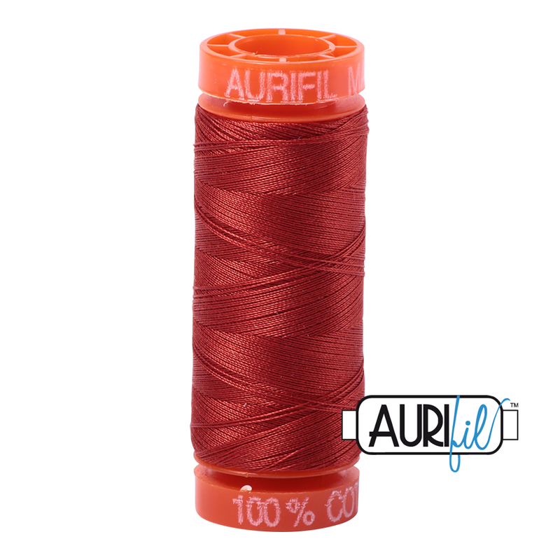 Aurifil Mako 50wt Cotton 200 m (220 yd.) spool - 2395 Pumpkin Spice