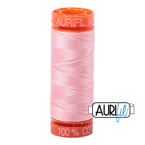 Aurifil Mako 50wt Cotton 200 m (220 yd.) spool - 2415 Blush