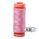Aurifil Mako 50wt Cotton 200 m (220 yd.) spool - 2430 Antique Rose