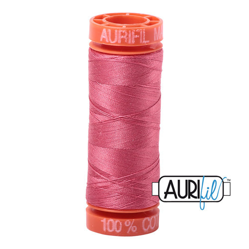 Aurifil Mako 50wt Cotton 200 m (220 yd.) spool - 2440 Peony