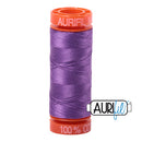 Aurifil Mako 50wt Cotton 200 m (220 yd.) spool - 2540 Medium Lavender