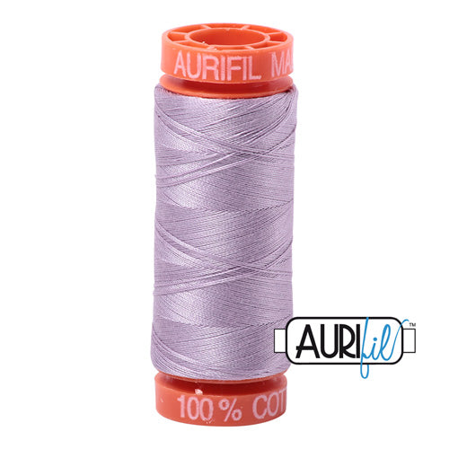 Aurifil Mako 50wt Cotton 200 m (220 yd.) spool - 2562 Lilac