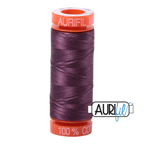 Aurifil Mako 50wt Cotton 200 m (220 yd.) spool - 2568 Mulberry