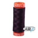 Aurifil Mako 50wt Cotton 200 m (220 yd.) spool - 2570 Aubergine