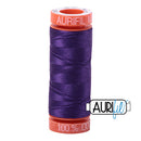 Aurifil Mako 50wt Cotton 200 m (220 yd.) spool - 2582 Dark Violet
