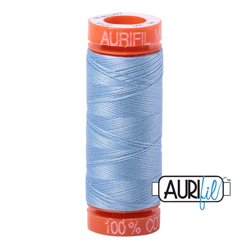 Aurifil Mako 50wt Cotton 200 m (220 yd.) spool - 2715 Robins Egg