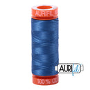 Aurifil Mako 50wt Cotton 200 m (220 yd.) spool - 2730 Delft Blue