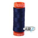 Aurifil Mako 50wt Cotton 200 m (220 yd.) spool - 2745 Midnight