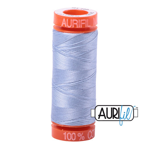 Aurifil Mako 50wt Cotton 200 m (220 yd.) spool - 2770 Very Light Delft