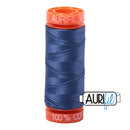 Aurifil Mako 50wt Cotton 200 m (220 yd.) spool - 2775 Street Blue