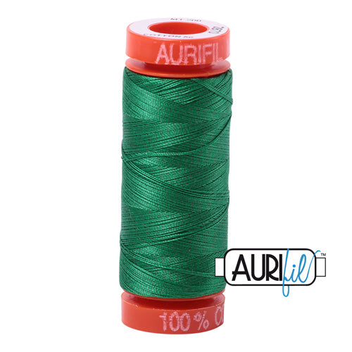 Aurifil Mako 50wt Cotton 200 m (220 yd.) spool - 2870 Green
