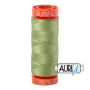 Aurifil Mako 50wt Cotton 200 m (220 yd.) spool - 2882 Light Fern