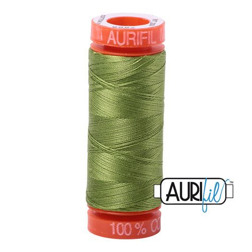 Aurifil Mako 50wt Cotton 200 m (220 yd.) spool - 2888 Fern Green