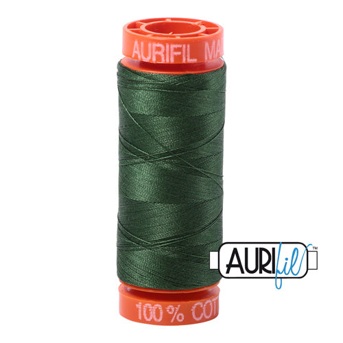 Aurifil Mako 50wt Cotton 200 m (220 yd.) spool - 2892 Pine