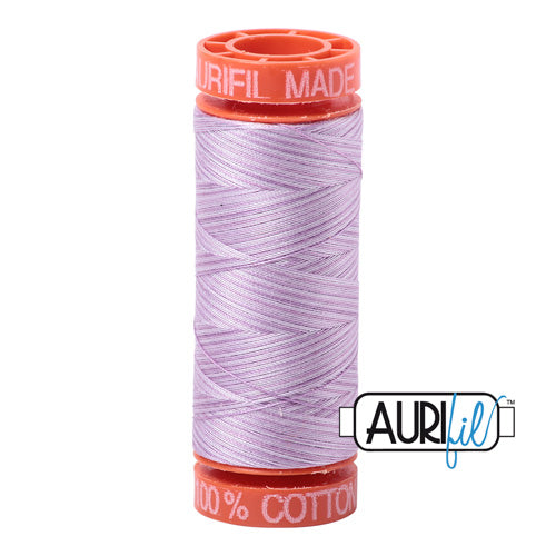 Aurifil Mako 50wt Cotton 200 m (220 yd.) spool - 3840 French Lilac