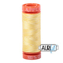 Aurifil Mako 50wt Cotton 200 m (220 yd.) spool - 3910 Lemon Ice