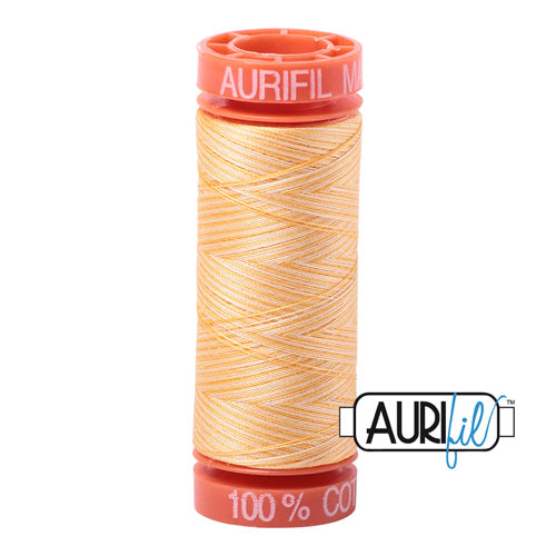 Aurifil Mako 50wt Cotton 200 m (220 yd.) spool - 3920 Golden Glow